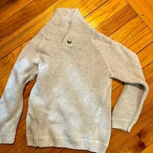 Zara boys cream cotton sweater size 6